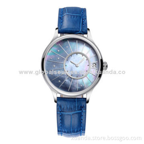 2014 fashion women watch genuine leather watch for sale